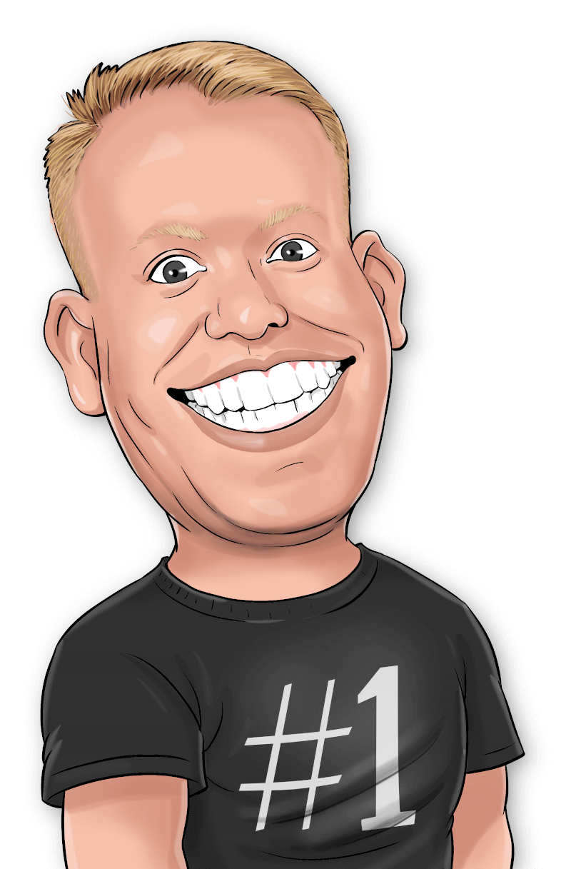 Robby Blanchard caricature